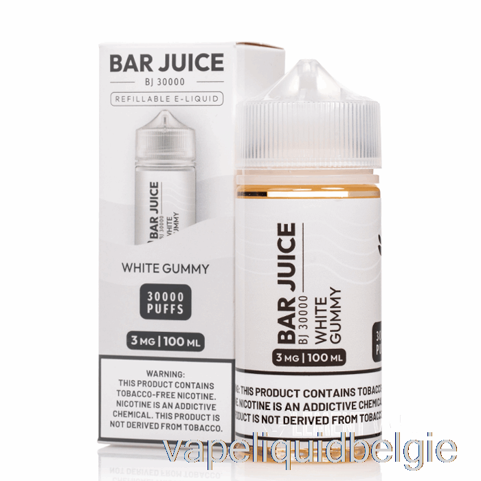 Vape Vloeibare Witte Gummy - Reep Sap - 100 Ml 3 Mg